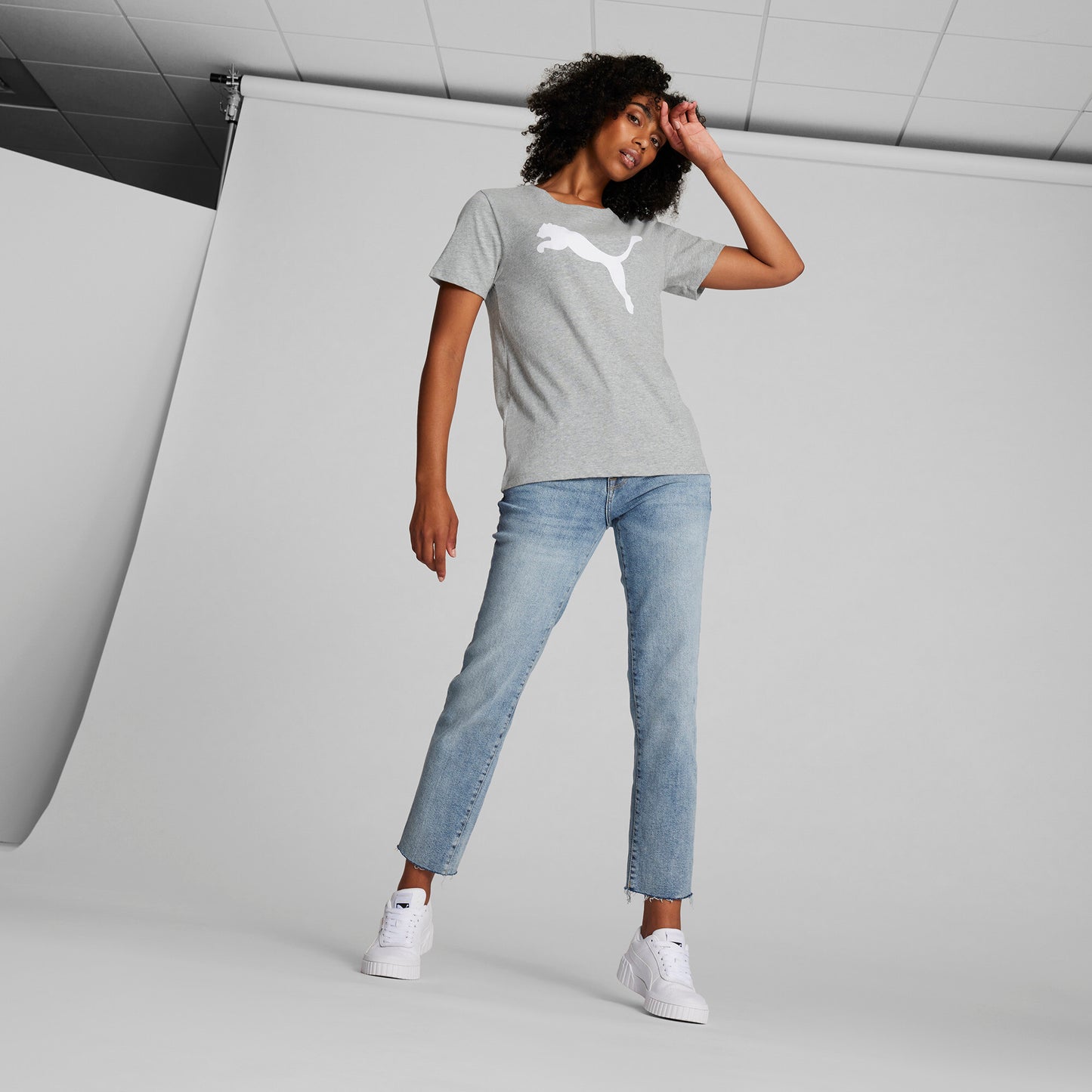 PUMA Essentials Women's Big Cat Logo Tee