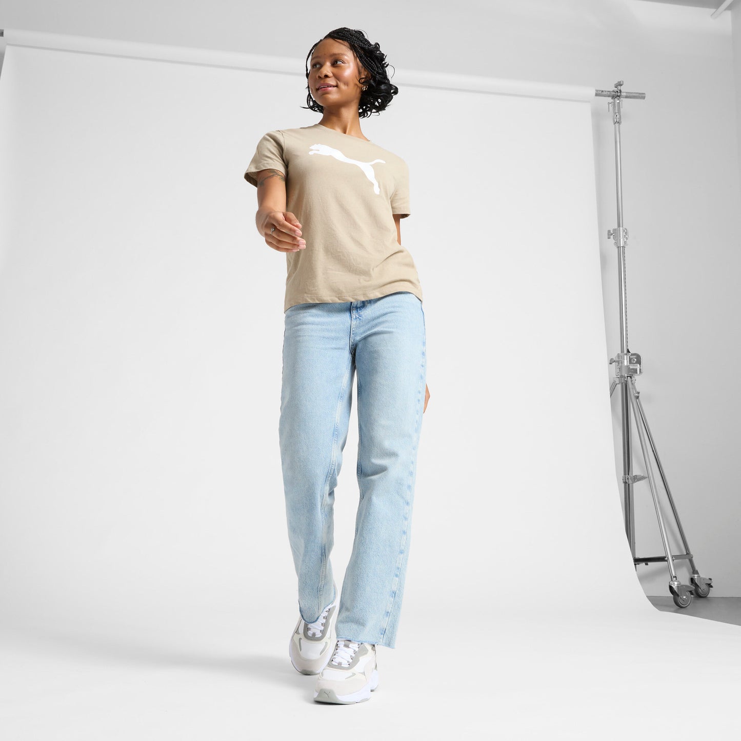 PUMA Essentials Women's Big Cat Logo Tee