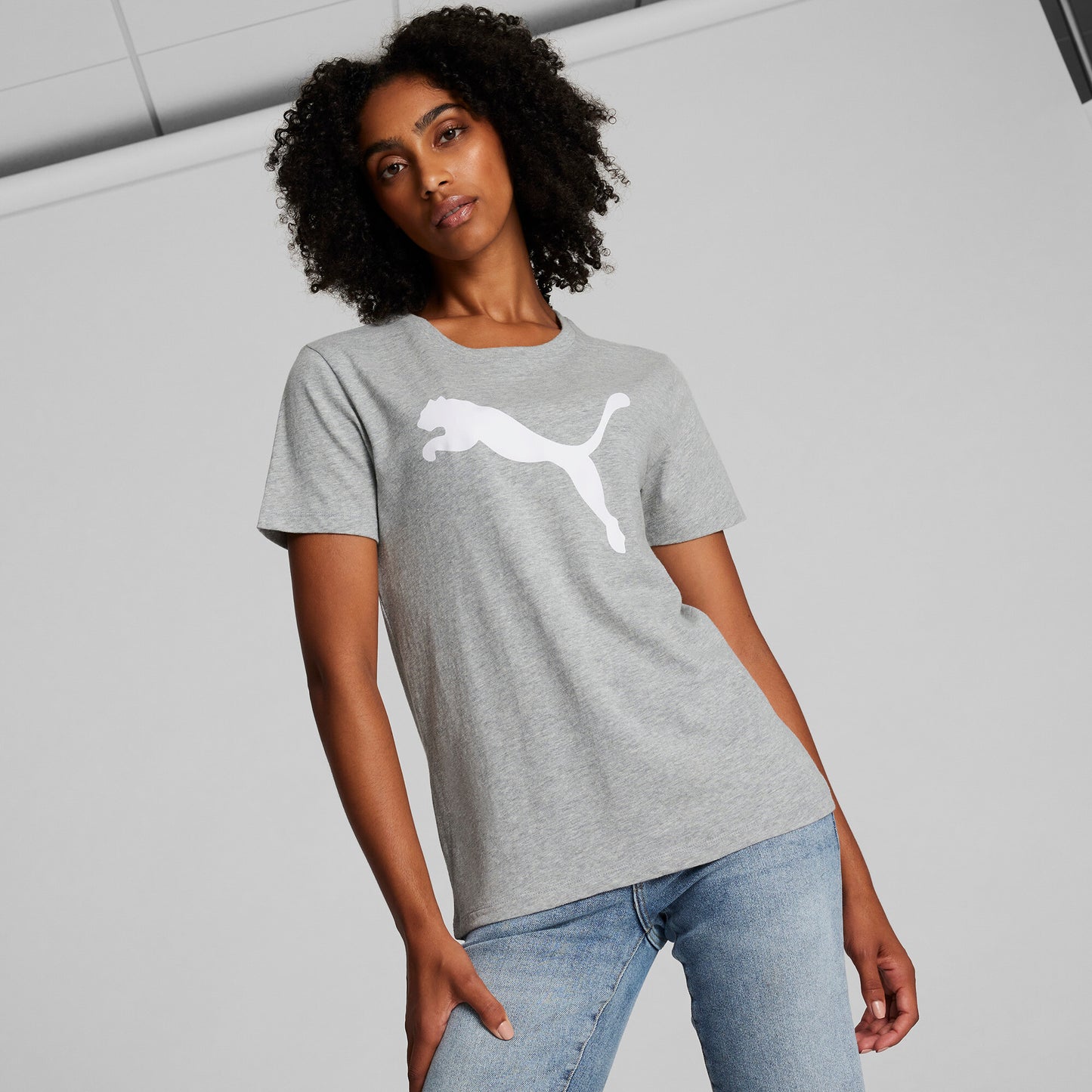 PUMA Essentials Women's Big Cat Logo Tee